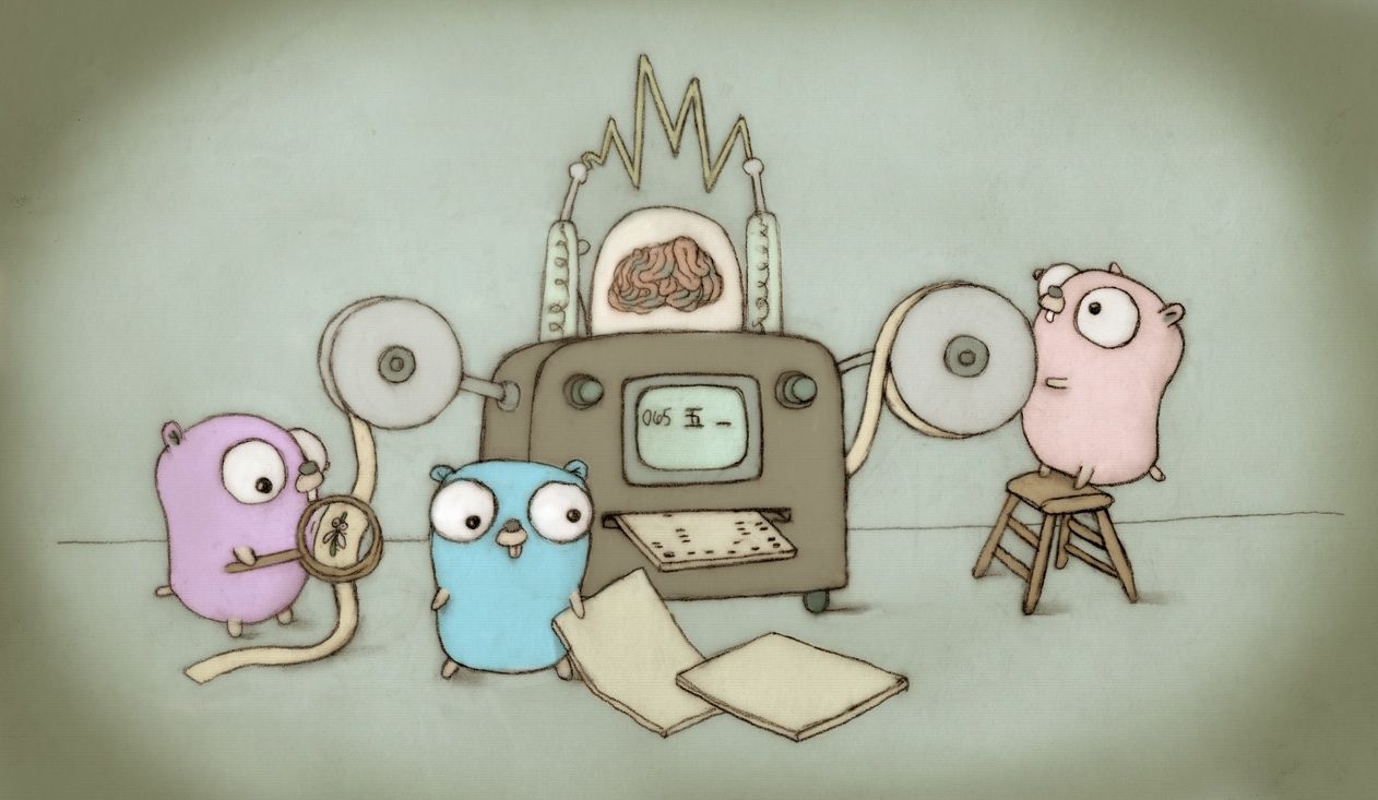 Picture of gophers working